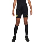 Inter FC DX2785-010 Inter Y NK DF STAD Short HA Shorts Unisex Black/Lyon Blue/Vibrant Yellow Taille M