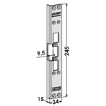 STEP ST6507 Post til TRIN 60 Lydløs 9,5 x 245 x 15 mm