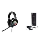 ASUS ROG Delta RGB Gaming Headset with Hi-Res ESS, Quad-DAC and ROG Headset Stand