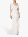 Maids to Measure Georgina Asymmetric Bow Dress, Cream Soda