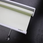 LNDDP Bathroom Waterproof Roller Blinds for Window Door, 100% Blackout Lifting Roll Up Shades for Bathroom Kitchen Office, Champagne Color