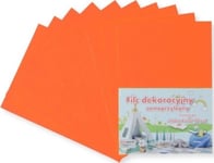 A4 Självhäftande Filt Orange 20X30cm 10St Edukamp