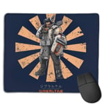 Apex Legends Gibraltar Retro Japanese Customized Designs Non-Slip Rubber Base Gaming Mouse Pads for Mac,22cm×18cm， Pc, Computers. Ideal for Working Or Game