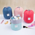 Portable Round Travel Makeup Bag Cosmetic Pouch Handbag Toil