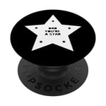 Dad You're A Star Cool Family PopSockets Swappable PopGrip