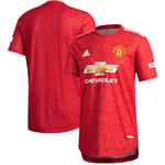 Manchester United Player Issue Shirt Mens X Small Adidas Football Home Kit