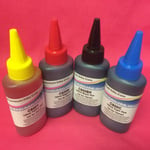 4X INK BOTTLES TO REFILL FOR CANON PIXMA MG5150 MG5250 MG5350 MG5450 CARTRIDGES