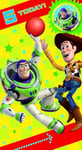 Kids Birthday Card Age 5 Toy Story Buzz Woody with Badge NEW Official