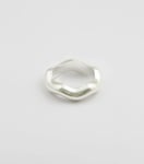 Syster P Bolded Wavy Ring Silver 19 mm