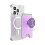 PopSockets: PopWallet+ for MagSafe - Adapter Ring for MagSafe Included - Card holder with an Integrated Swappable PopTop for Smartphones and Cases - Lavender
