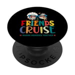 Friends Cruise Sea Summer Vacations avec groupe familial PopSockets PopGrip Interchangeable