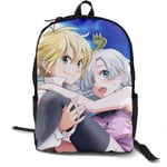 Kimi-Shop The Seven Deadly Sins-MELIODAS Anime Cartoon Cosplay Canvas Shoulder Bag Backpack Cool Lightweight Travel Daypacks School Backpack Laptop Backpack