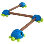 KidKraft Poutre d'équilibre Tortue Tranquille en Bois pour Enfants, Pierres d'équilibre pour Jeu - Pont d'équilibre - Aire de Jeux, Blocs d'équilibre, 20080