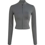 Calvin Klein Sport Seamless Zip Up Jacket Grön polyamid X-Large Dam