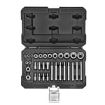 Force 14quot 38quot amp 12quot insexhylsa och torx bits set 32 delar