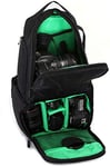 Camera Backpack, Photography Package Camera Bag Backpack, With multiple compartments, Waterproof Shockproof, Backpack for CameraGDF,Blue (Color : Green, Size : Green)