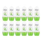 Dove Go Fresh Roll-On Anti-Perspirant Deodorant Cucumber 50ml x 12