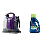 BISSELL SpotClean Pet Portable Carpet Cleaner | Remove Spots, Spills & Stains |Titanium & Purple & Wash & Protect Formula | for Use with All Leading Upright Carpet Cleaners | 1087N