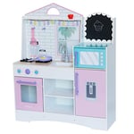 KidKraft Dreamy Delights Play Kitchen for Kids, Wooden Toy Kitchen with Cooking Accessories and Play Food included, Kids' Kitchen set, Toddler Toys, Kids' Toys, 10119