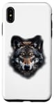Coque pour iPhone XS Max Loup gris mignon loup gris sauvage