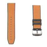 Brown leather and rubber strap Tissot T-Touch Connect Solar models T121420A T603