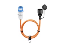 Cee-Adapterkabel, Cee Hane Till Uttag Med Skyddsjord, 1,5 M