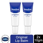 2x Vaseline LipTherapy Original LipBalm For Instant softness and smoothness, 10g
