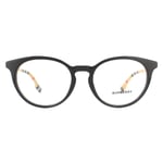Burberry Glasses Frames BE2318 3853 Black with Burberry Check Men Women