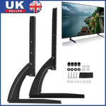 Universal Table TV Stand Bracket Base Adjust Pedestal Mount 14-42" Screen TV