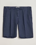 Briglia 1949 Easy Fit Linen Shorts Navy
