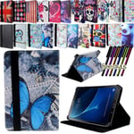 For 7" 8" 10" Samsung Galaxy Tab A A6 - Leather Tablet Stand Folio Cover Case