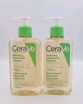 2x CeraVe Hydrating Foaming Oil Cleanser For Normal to Very Dry Skin 236ml each.