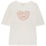 Creamie GOTS T-shirt Med Tryck Cloud | Vit | 110 cm