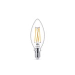 Philips LED-kronljuslampa E14 2W 827 WarmGlow