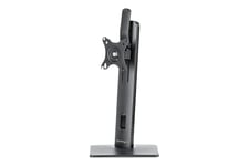 StarTech.com Free Standing Single Monitor Mount, Height Adjustable Monitor Stand, For VESA Mount Displays up to 32" (15lb/7kg), Ergonomic Monitor Stand for Desk, Tilt/Swivel/Rotate, Black - Universal Monitor Stand stativ - justerbar arm - for Monitor - so