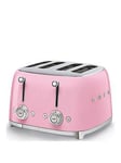 Smeg 50S 4 Slice Toaster - Pink