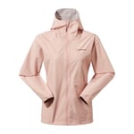 Berghaus Women's Deluge Pro Shell Rain Jacket, Durable, Breathable Coat, Cavern Pink, 10