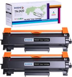 BAISINE Compatible with b2420p-2 pack tn-2420 TN2420 Black Toner Cartridge for
