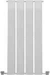 Designer Flat Panel Radiators Gloss White 1800mm x 280mm