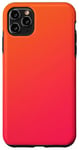 Coque pour iPhone 11 Pro Max Esthétique Aura Mignon Dégradé Ros Et Orange pour femme