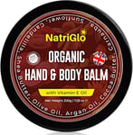 NatriGlo Hand Cream for Very Dry Hands + Working Hands -Shea Butter -Cocoa Butt