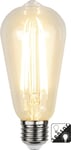 LED-LAMPA E27 ST64 SENSOR CLEAR