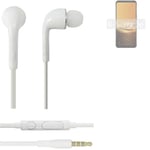 Headphones for Asus ROG Phone 6D headset in ear plug white