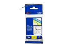 Brother Tze-111 - Standardlim - Svart På Klar - Rulle (0,6 Cm X 8 M) 1 Kassett(Er) Bandlaminat - För Brother Pt-D210, D600, H110  P-Touch Pt-1880, D450, E110, E310, E550, E800, H110, P900