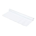Yardwe Clear Table Cover Protector Rectangular Waterproof Plastic Tablecloth Desk Pad 150x90cm