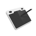 Barrières de lit Tablette Graphique à Dessin avec Inclinaison 4 Raccourcis Compatible avec Mac/Windows et Android pour for mation en Ligne (Color : White)