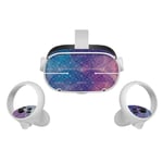 YUYAN Skin Sticker for Oculus-Quest 2 VR Headset Virtual Reality Cartoon Decals Protetcive PVC Skin for Oculus-Quest 2 Accessories