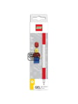 Euromic LEGO Stationery Gel pen 1 pc. RED packed in colour box with mini figurine