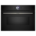 Bosch CMG7361B1B Series 8 Built In Combination Microwave For Tall Housing - BLACK