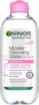 Garnier Micellar Cleansing Water For Sensitive Skin 400ml-Gentle Face Cleanser